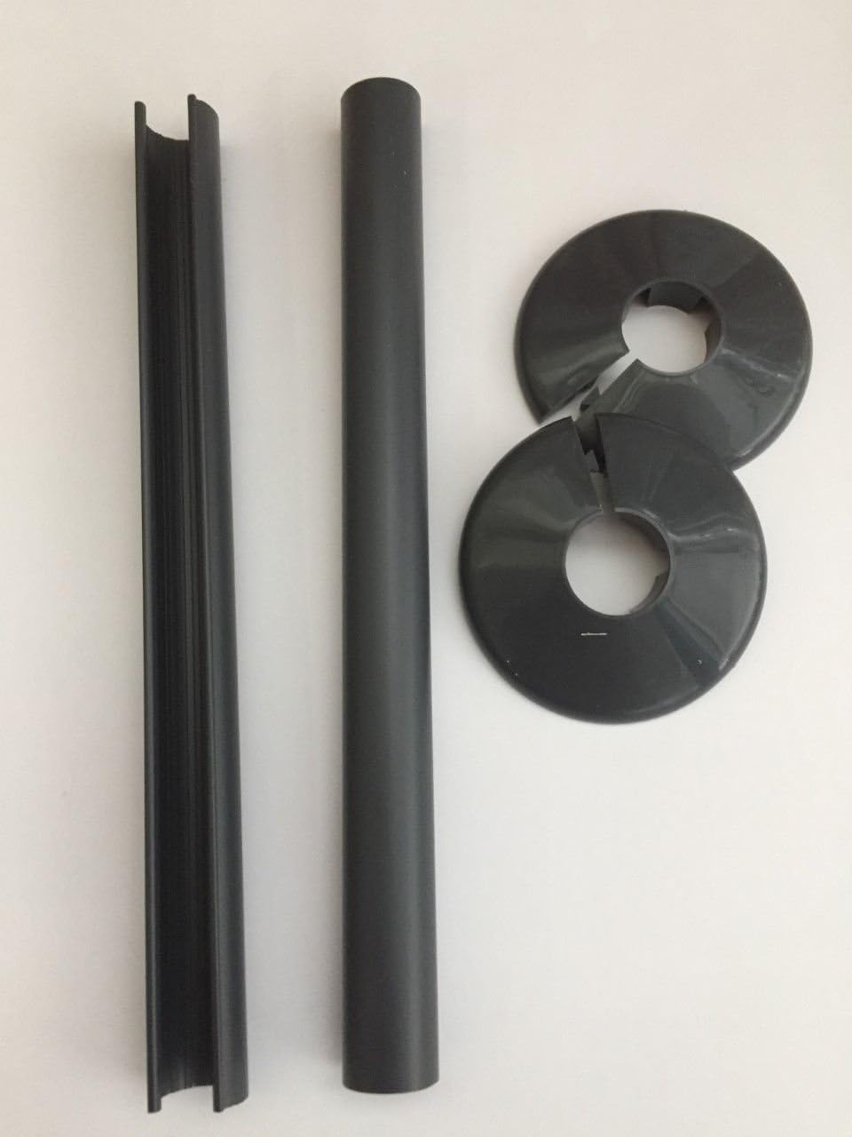 TALON Snappit Radiator Covers & Collars 15mm Charcoal Grey Anthracite