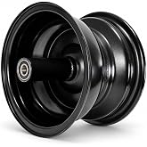 JMCHstore Black Wheel Rim for Coleman CT200U BT200X CT200UEX 196cc Hisun 200-3 200-7, Axis M200 Mini bike (Front Rim)