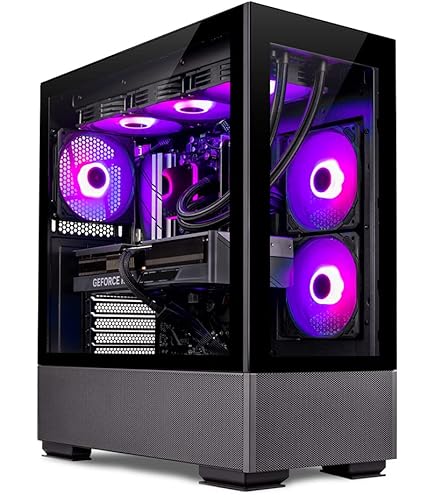Powerful gaming PC with high-end graphics and fast storage