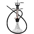 REANICE 17.5" Hookah Set with 1 Hose Glass Hookah Kit with Shisha Accessories (Clear) …