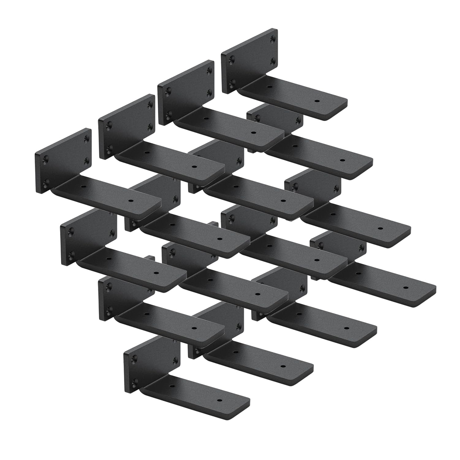 16 Pack Shelf Brackets 5 Inch Floating Shelf