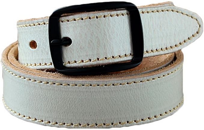 Amazon レディースカジュアルレザーベルト レディースファッションワイルドシンプルベルト ホワイト ベルト 通販