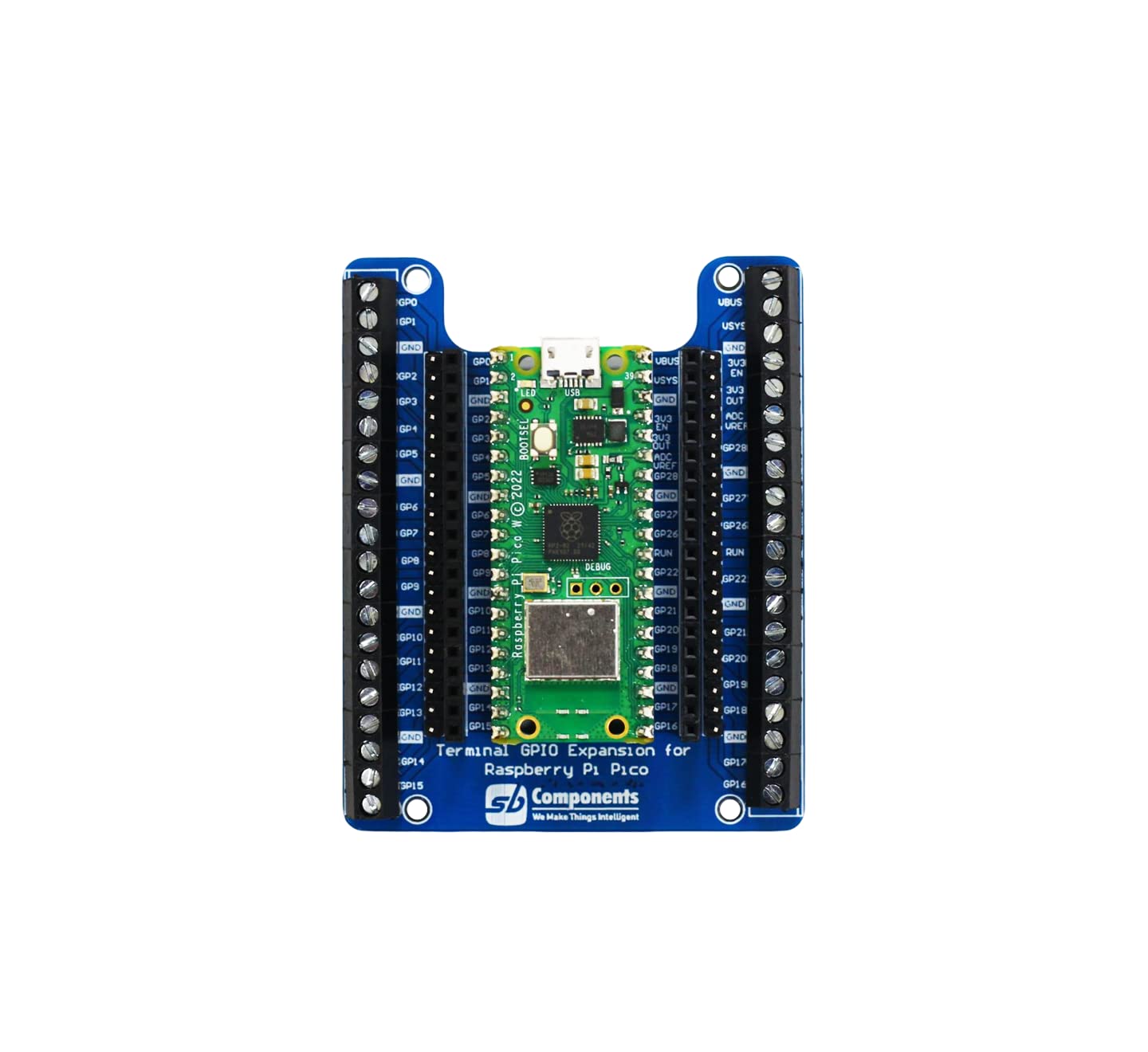 Raspberry Pi Pico Terminal GPIO Expansion Board, GPIO Terminal Block Expansion Multi-purpose Circuit Terminal Board for Raspberry Pi Pico