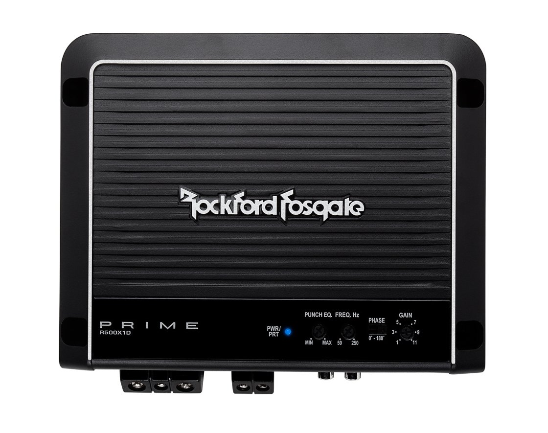 Rockford Fosgate R500X1D Prime 1-Channel Class D Amplifier Best Amplifier Rockford Fosgate R500X1D Prime 1-Channel Class D Amplifier