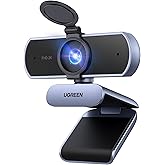 UGREEN 2K Webcam for PC Ultra HD 1080P Computer Webcam with Microphone | PC Camera with Privacy Cover, USB Web Camera for Streaming, Conference, Video Calling, Zoom,Teams, FaceTime