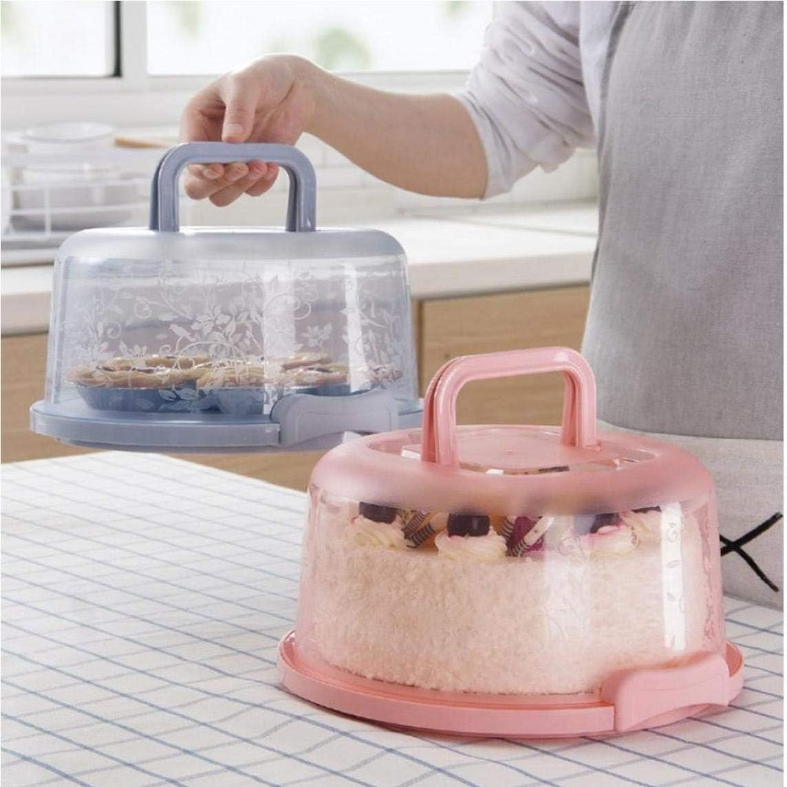 Gateau En Plastique Grand Transporteur Avec Couvercle Porte Porte Gateau Pour Les Gateaux De Transport Boites Gateau Petit Gateau Ronde De Stockage De Conteneurs Cupcakes Pies Cuisine Et Maison Patisserie Loclic Com