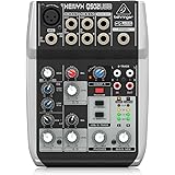 Behringer Xenyx Q502USB Premium 5-Input 2-Bus Mixer with USB/Audio Interface