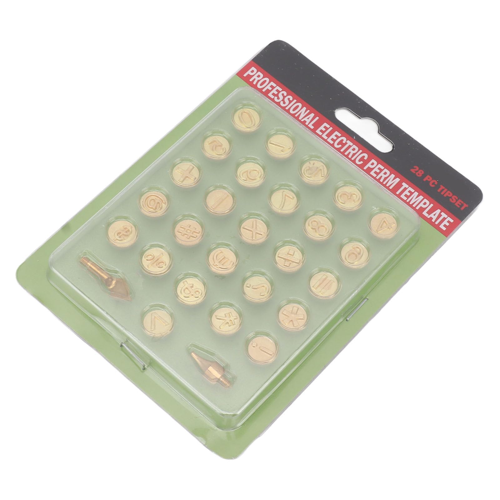 Pssopp Welding Pyrography Head, 28PCS Number Wood Burning Tip for Carving Crafts