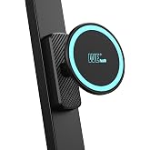 welvath Dual Magnetic Phone Holder for Gym or Metal Surface, for MagSafe | Magnet Base &amp; Power Magnet Phone Mount for MagSafe iPhone 18 17 16 15 14 13 Series, Phone Holder for Gym, Workout, Kitchen