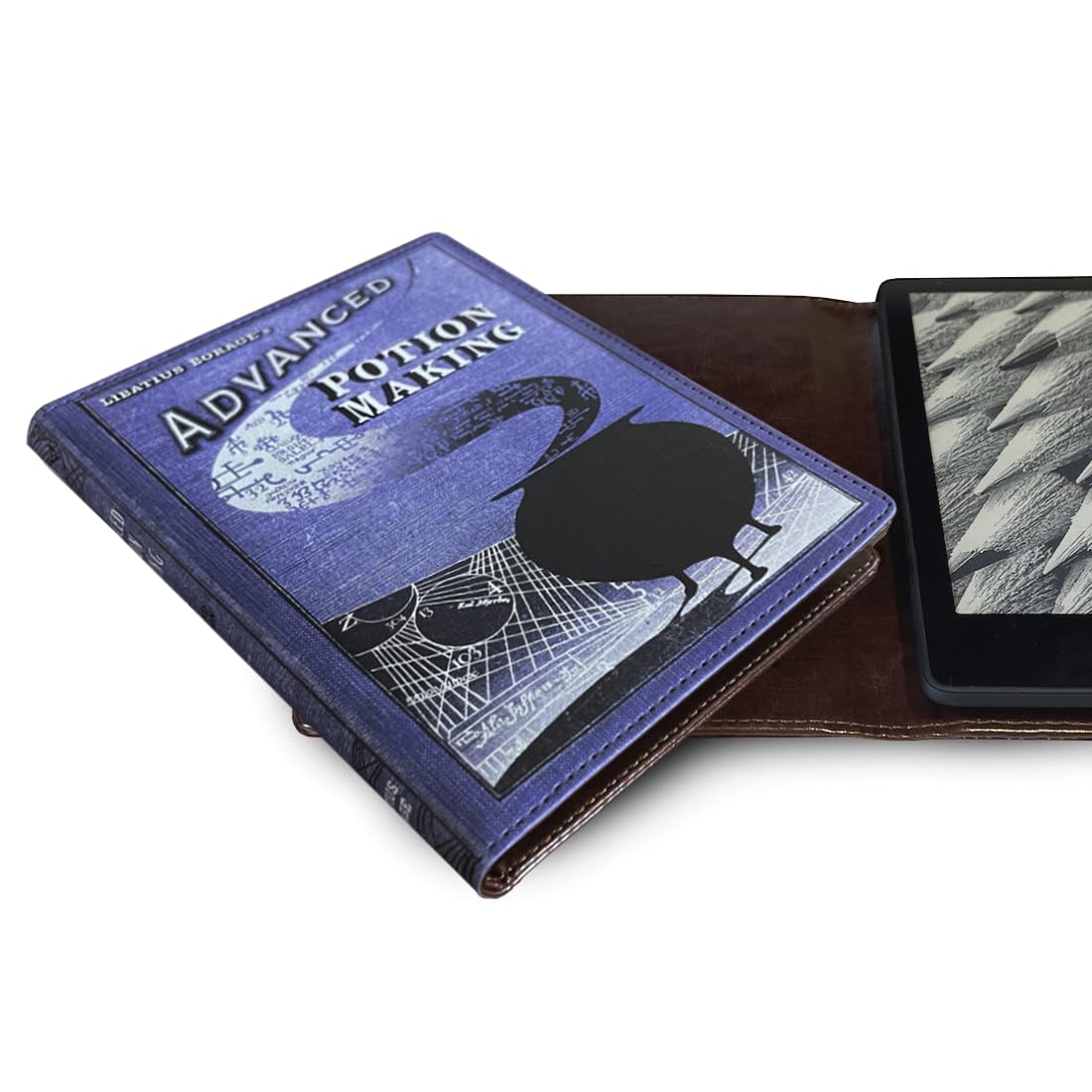Book Cover for Any eReader with a 6 to 6.8 Inch Screen or 7.5 to 5.1 Inches in Size. Fits Any e-Book Reader Including kobo, Nook, Kindle, Paperwhite, Sony, storytel. (Advanced Potion Making)