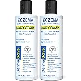 Dermasolve Eczema Relief Body Wash (2 Pack) | Protects, Moisturizes, and Repairs Skin - Kids, Babies & Adults - Steroid Free