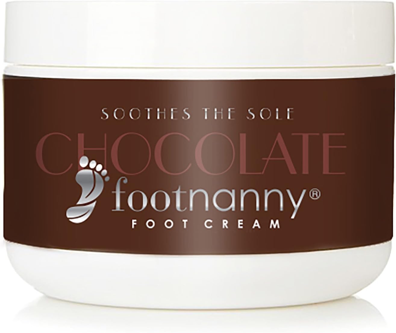 Footnanny - Chocolate Foot Cream - Soothes Cracked Heels and Dead Skin with an Old Fashion, Invigorating Formula 8oz