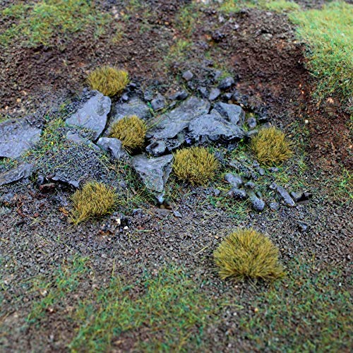 War World Scenics 4mm Abgestorbene Selbstklebende Statische Grasbüschel x 100 - Modellbau Modellbahn Landschaftsbau Diorama Miniatur Tabletop Spiele Wargame Modelleisenbahn Geländebau – Bild 5