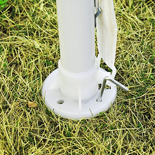 image for Outsunny 10' x 20' Gazebo Canopy Party Tent w/ 4 Removable Window Side