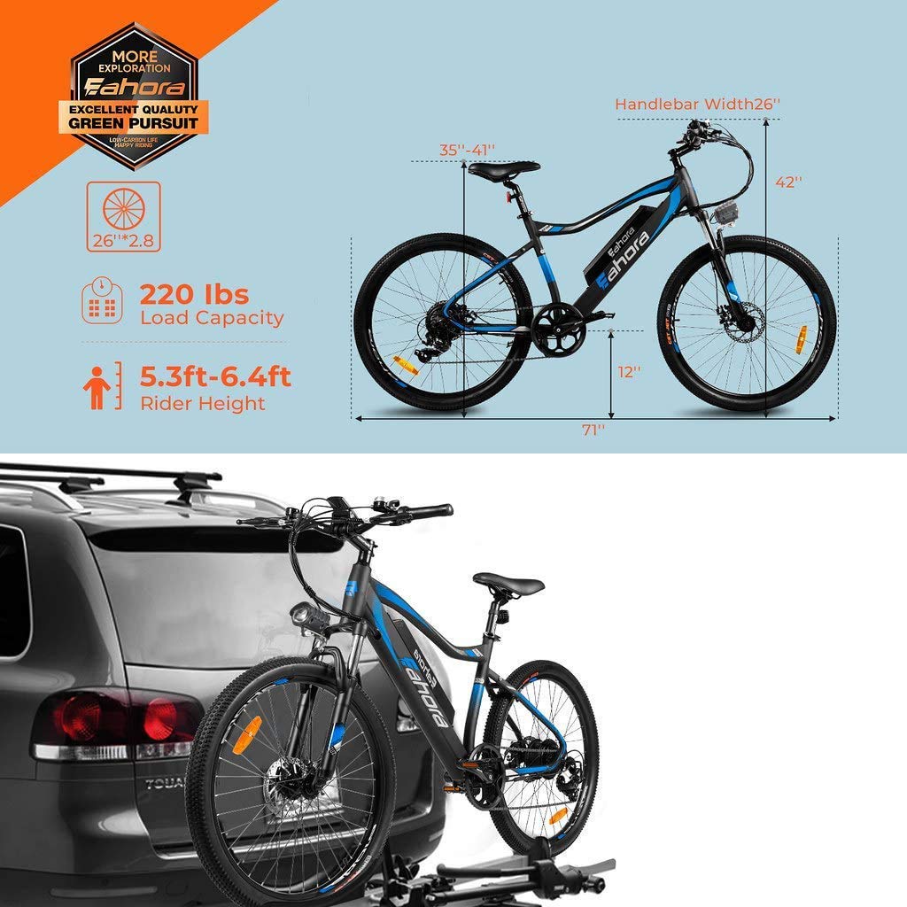 eAhora XC100 26'' Electric Bike 23 MPH 