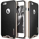 iPhone 6 Case, Caseology® [Envoy Series] Premium Leather Bumper Cover [Carbon Fiber Black] [Leather Bound] for Apple iPhone 6 (2014) & iPhone 6S (2015) - Carbon Fiber Black