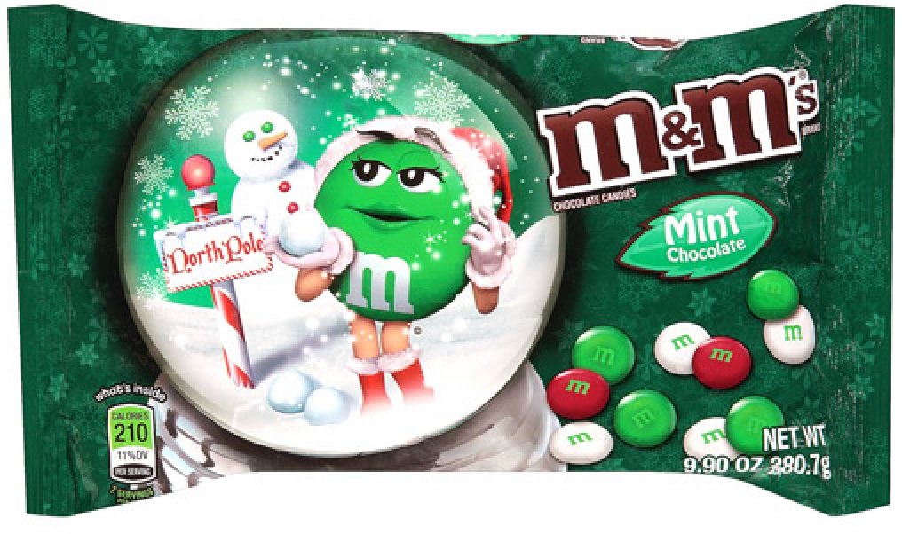 M&M Mint Chocolate Mint Christmas Candies 9.9 Ounce Amazon.co.uk Grocery
