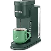 Keurig K-Express Single Serve K-Cup Pod Coffee Maker, 3 Brew Sizes, Strong Button Feature, 42oz Removable Reservoir, Evergreen