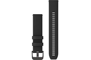 Garmin Quick Release Bracelet 20 mm, Suitable for Venu, Venu 2Plus, Venu SQ/ SQ2, Vivoactive 3/5, Vivomove Series, Forerunner 55/245/645, Approach S40/S42/S12, D2 Air
