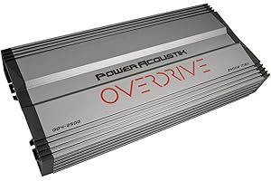 Power Acoustik OD4-2500D - 2,500 Watt 4-Channel Car Amplifier | Class AB, High Power Multi-Channel Amp for Speakers & Subwoofers, Full Range Car Audio Upgrade