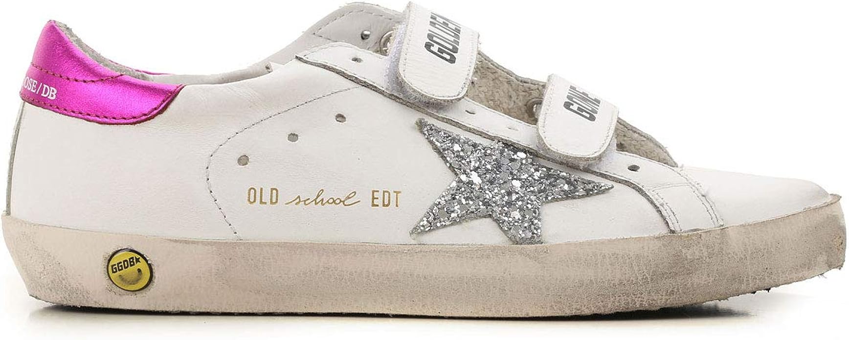 golden goose pink glitter sneakers