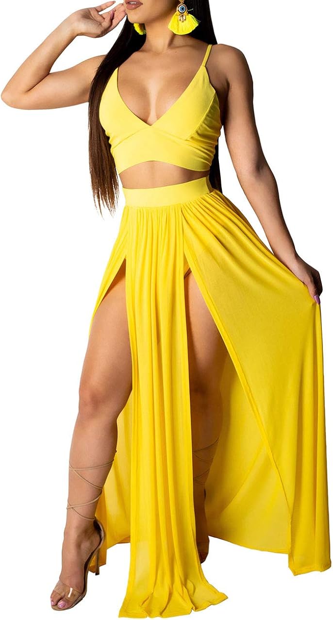 maxi dress with slits on both sides