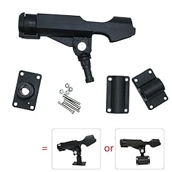 Power Lock Rod Holder with 2 Side Mounts Adjustable