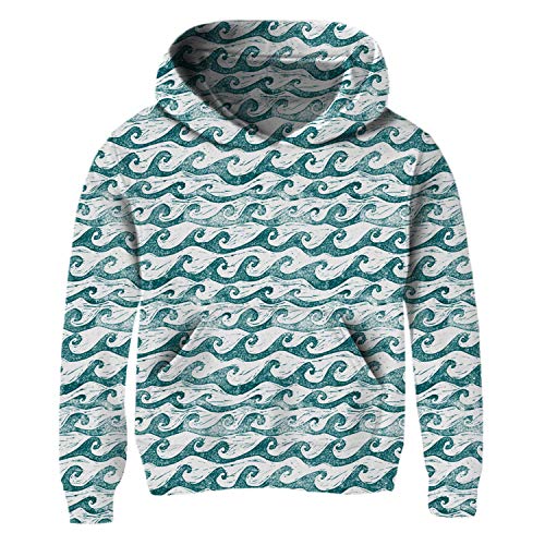 Ahegao Teen Boys Hoodies Sweatshirts Pullover Animal Graphic Kids Little Girls Casual 3D Floral Printed Sweater 4-14T