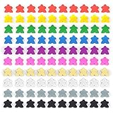 Brybelly 100 Wood Meeples| 16mm Extra Board Game