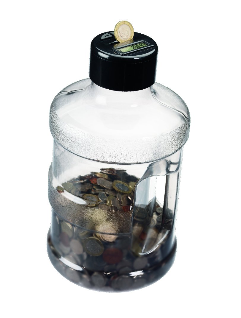 InGenious Super Size Coin Counting Jar