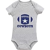 YCICIVDee Cowboys Baby Bodysuit Girl boy Infant Toddler Organic Clothes