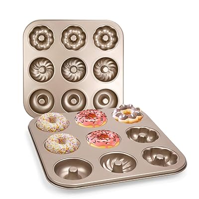 Carbon Steel Donut Donut Baking Pan Amazon Non-Stick 9-Cavity