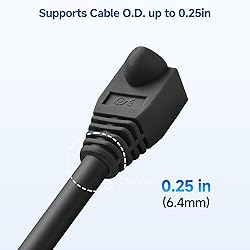 Cable Matters 200-Pack Cat6 / Cat5e RJ45 Strain