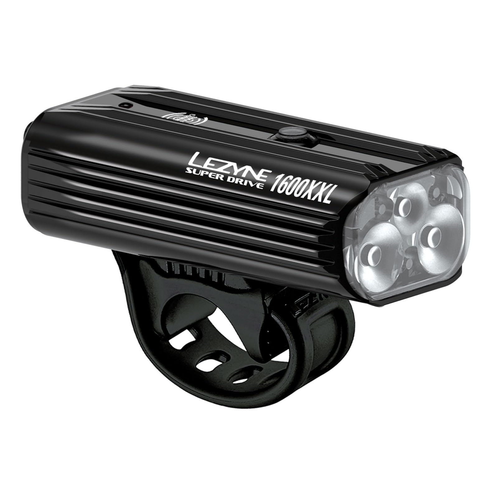 LEZYNE Super Drive 1600 USB Rechargeable LED Bicycle Light Unisex Adult, Black, Size: One Size (Manufacturer's Size: One Size)