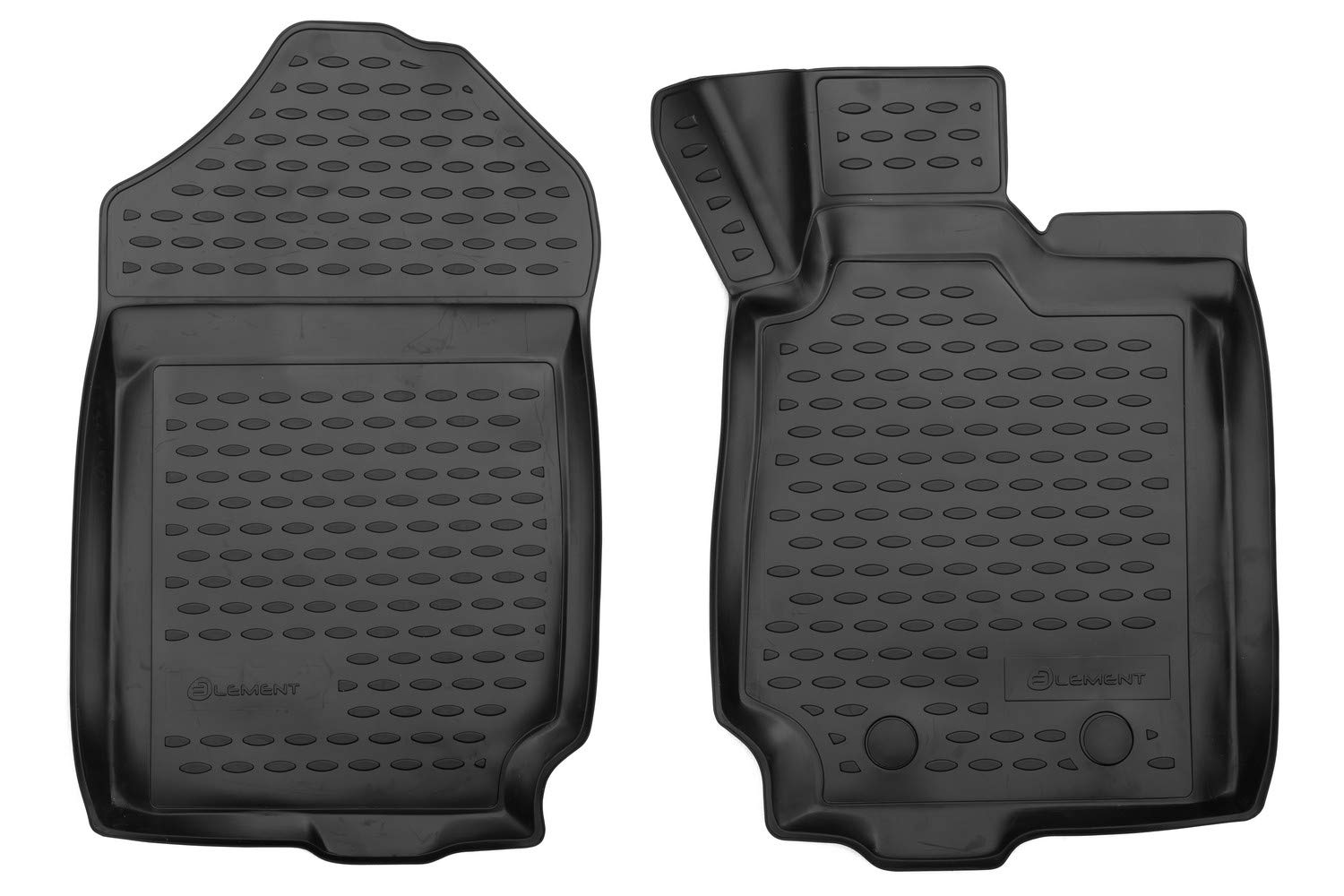 Element Tailored Custom Fit 3D Rubber Floor Mats for FORD Ranger Single Cab, 2011-