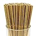 Just Artifacts Premium Disposable Drinking Paper Straws (100pcs, Metallic Gold)