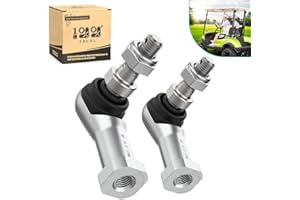 10L0L Outer Tie Rod End for Yamaha G22, G27, G29 Drive Gas and Electric Golf Cart 2003-Up, 2 Packs Ball Joint Kit, Replace OEM JU0-F3841-00, JU0-F3841-00-00