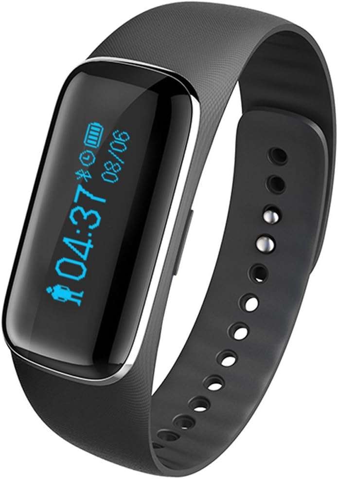 Fitband Wireless Activity Wristband with Heart Rate Monitoring - Black