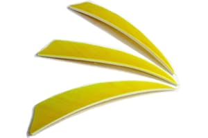 M.SJUMPPER ARCHERY Arrows 3 Inch Real Feathers Fletching with Shield Cut for DIY Hunting Shooting Shafts (36 Pack)