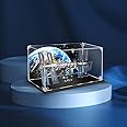 Acrylic Display case with Screw for Lego International Space Station 21321 (Lego Set is not Included) (with Theme Background)（US Stock）