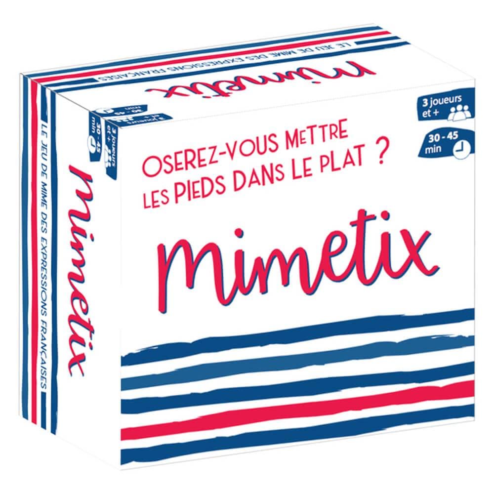 Mimetix – The 1st Mime Game for French Expressions – Board Game, Party Game for Drinks & Evenings Between Friends or Family – 240 Cards (French Language)