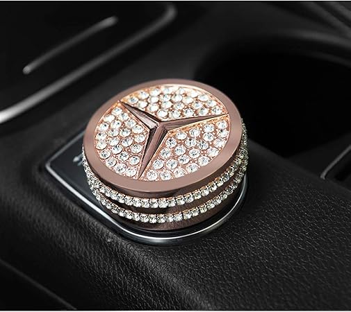 Amazon Co Jp Topdall メルセデスベンツ用マルチメディアコントロールカバー 光るクリスタル 輝くダイヤモンド 車内インテリア アクセサリー T077c 車 バイク