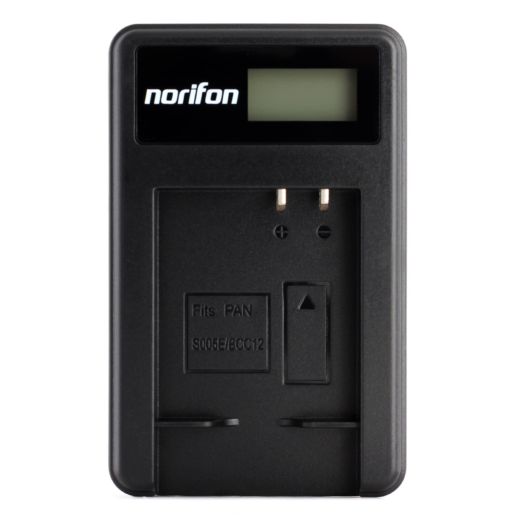 Norifon CGA-S005 LCD USB Charger for Panasonic Lumix DMC-FS1, DMC-FS2, DMC-FX01, DMC-FX07, DMC-FX10, DMC-FX12, DMC-FX150, DMC-FX180, DMC-FX3, DMC-FX50, DMC-FX8, DMC-FX9, DMC-LX1 Camera and More