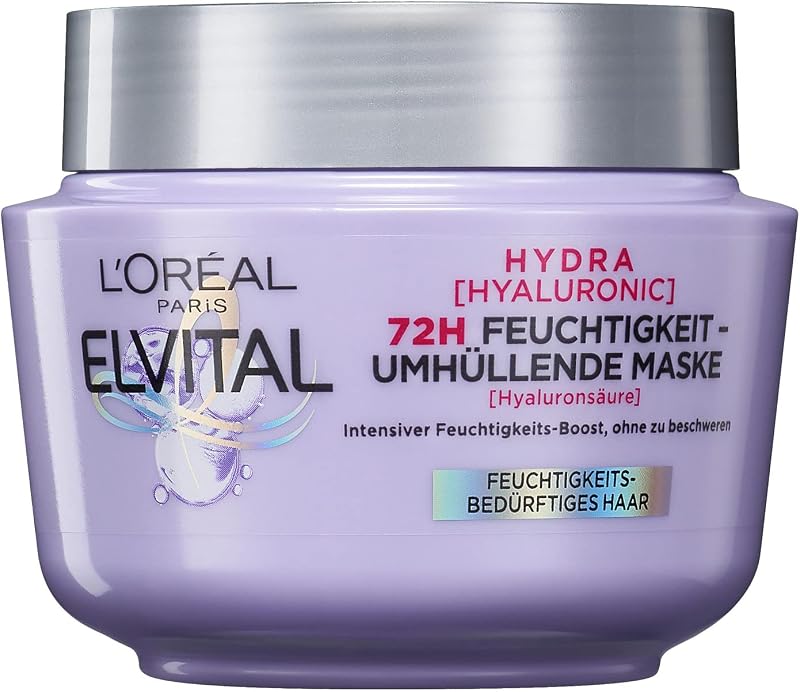 LOréal Paris Elvital Hydra Hyaluronic Moisturising Hair Mask 300 ml