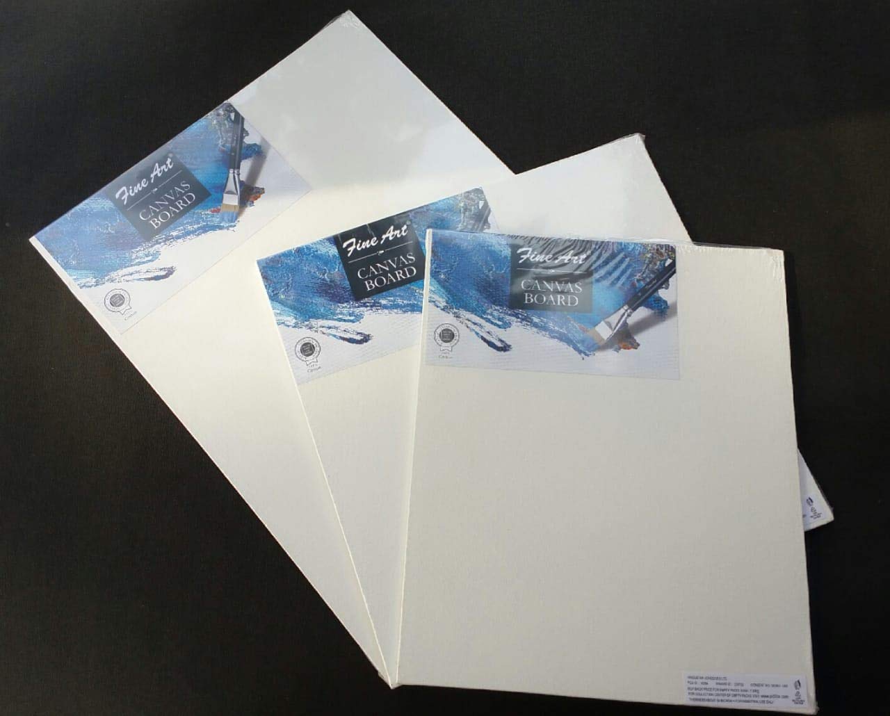 Pidilite Canvas Board 10 X12 12 X 12 12 X 16 2 Pcs Each Size Amazon In Home Kitchen