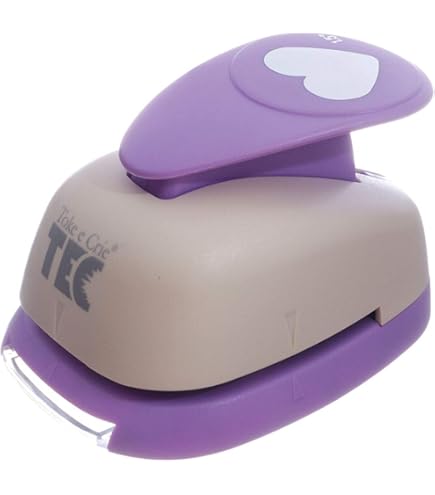 Furador Gigante Alavanca Círculo Toke e Crie, Branco/Lilás