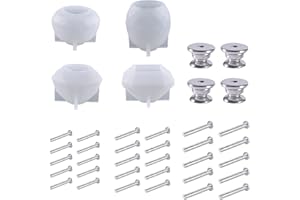 Multilateral Drawer Handle Mold Door Hardware Accessories Drawer Knobs Molds Silicone Ball Molds for Epoxy Resin Soap Chocola