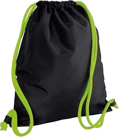 lime green drawstring bag