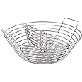 Mydracas Lump Charcoal Fire Basket with Divider Big Green Egg Accessories,Stainless Steel Grill Ash Baskets for The Large Big Green Egg,Kamado Joe Classic