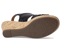 Rockport Women's Briah Sling Wedge Sandal, Black